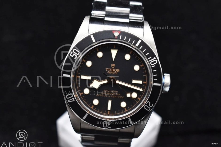 Black V5 A2824 SS Bay Bezel on 1:1 Black ZF Edition Heritage Best Bracelet 0520